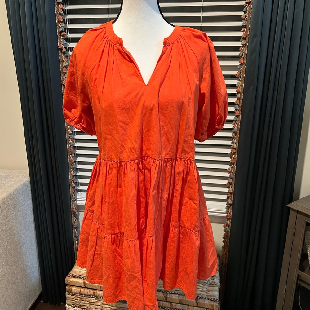Japna Bright Orange Blouse